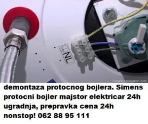 Simens protocni bojler majstor elektricar 24h